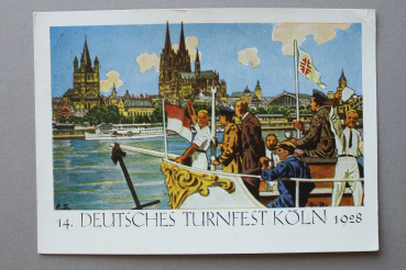 Ansichtskarte AK Köln 1928 14 Deutsches Turnfest Schiff Turner Sport Architektur Ortsansicht NRW